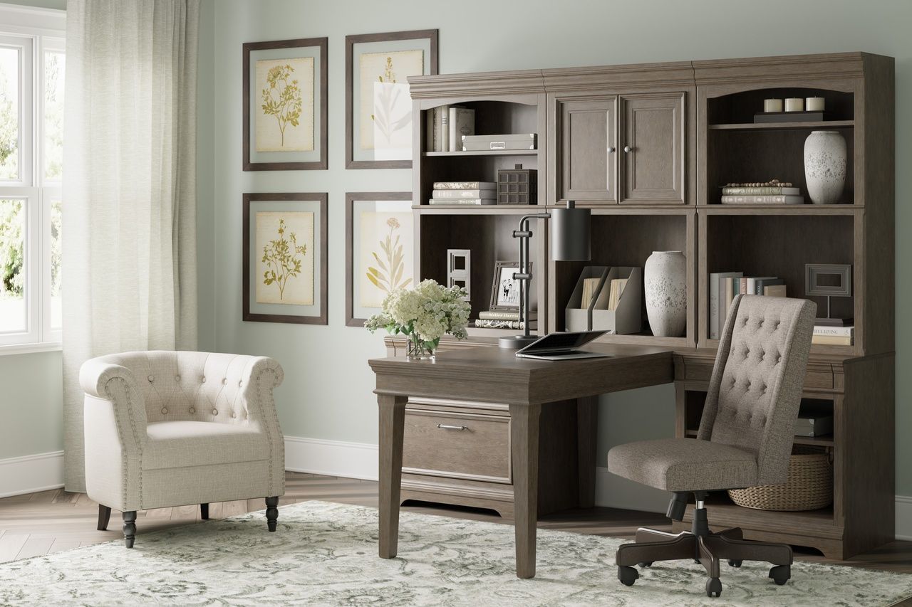 Janismore Bookcase In Weathered Gray H776H7