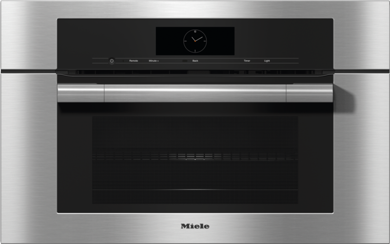 30" compact speed oven in a perfectly combinable design with automatic programs and roast probe. H7770BM