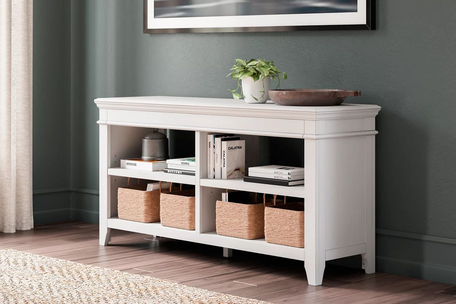 Kanwyn Whitewash Credenza H77746