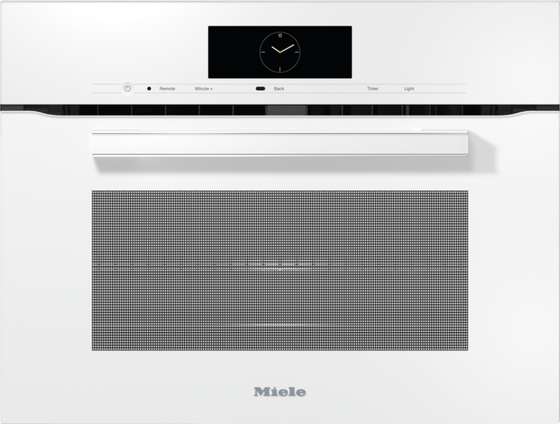 24" compact speed oven  in a perfectly combinable design with automatic programs and roast probe. H7840BMAM