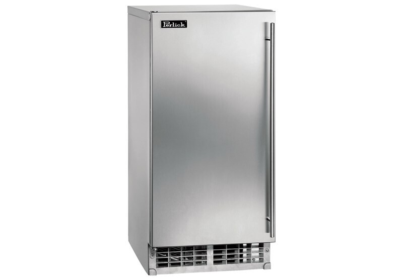 Perlick's ADA height compliant cubelet ice maker produces chewable, nugget-shaped ice. This ice is compacted to easily absorb the flavors of the beverages you pour over it and makes it easy t HA15CU2