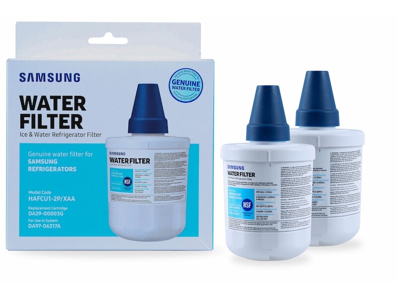 HAF-CU1 2 Pack Refrigerator Water Filter HAFCU12PXAA