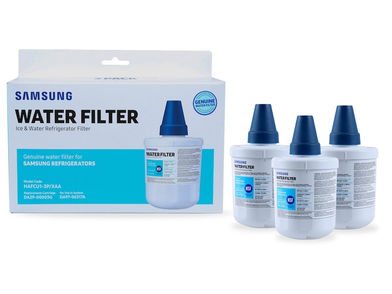 HAF-CU1 3 Pack Refrigerator Water Filter HAFCU13PXAA