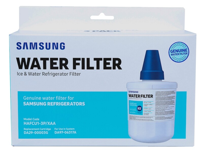 HAF-CU1 3 Pack Refrigerator Water Filter HAFCU13PXAA