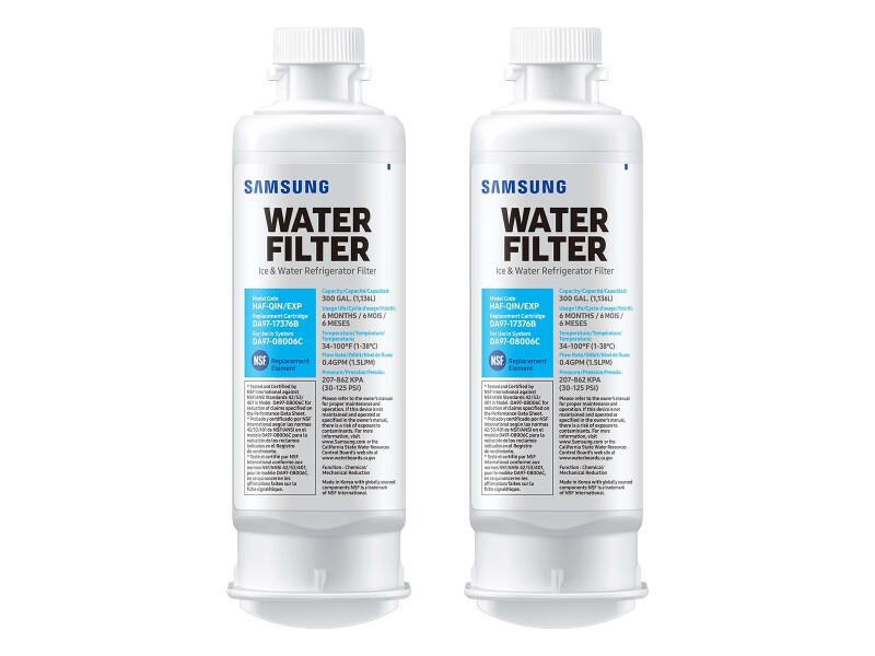 HAF-QIN Refrigerator Water Filter (2-Pack) HAFQIN2PEXP