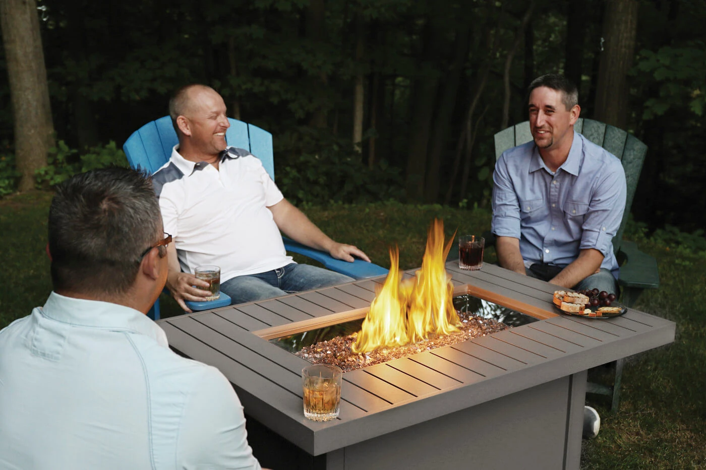 Hamptons Rectangle Patioflame® Table Fire Table HAMP1GY