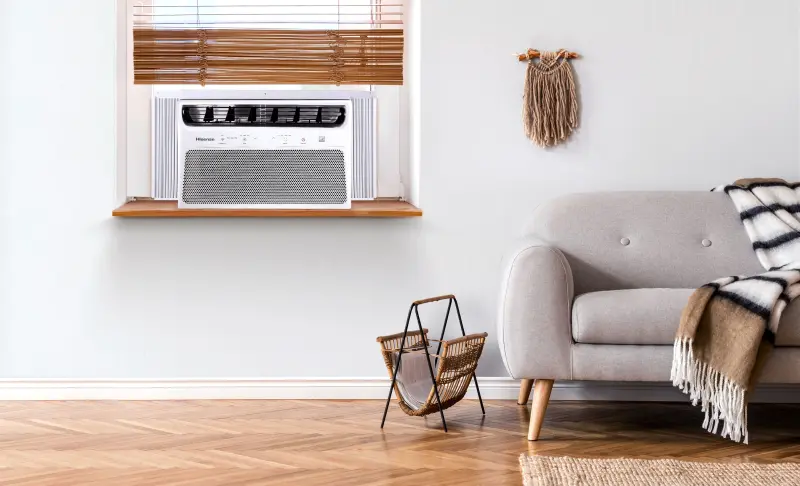 350-sq ft Smart Control Window Air Conditioner with Remote HAW0821CW1W