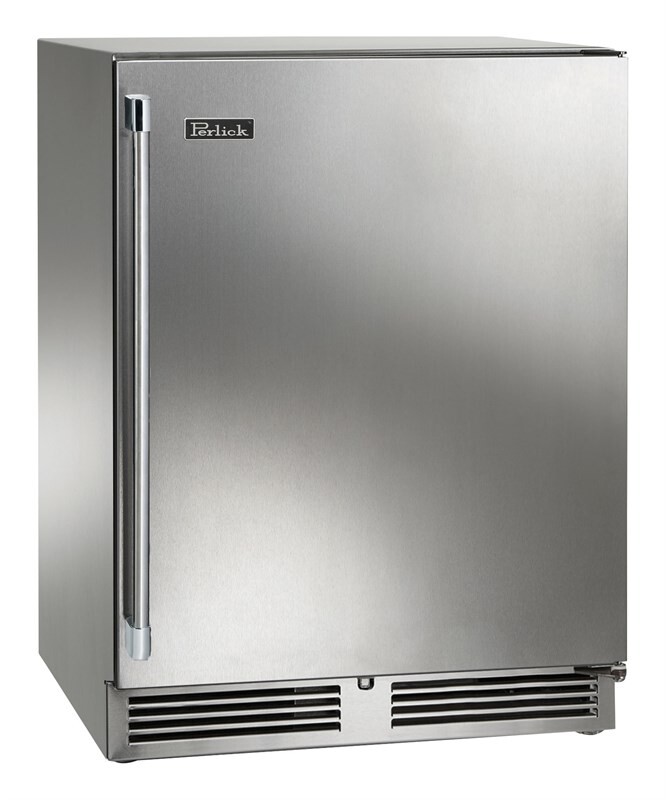 The ADA-Compliant single-door 24-inch Refrigerator is designed for maximum capacity while adhering to strict 34-inch counter height ADA-Compliant requirements. HB24FSSSSTK