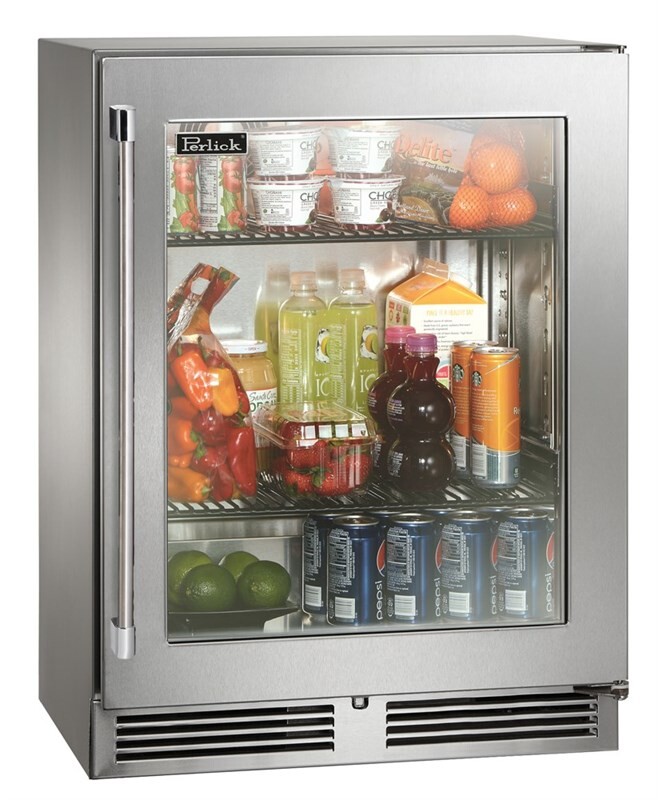 The ADA-Compliant single-door 24-inch Refrigerator is designed for maximum capacity while adhering to strict 34-inch counter height ADA-Compliant requirements. HB24RSSGSTK