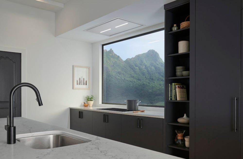 43-inch Ceiling Range Hood With Led Light, White, Blower Sold Separately (hbc1 Series) HBC143EWH