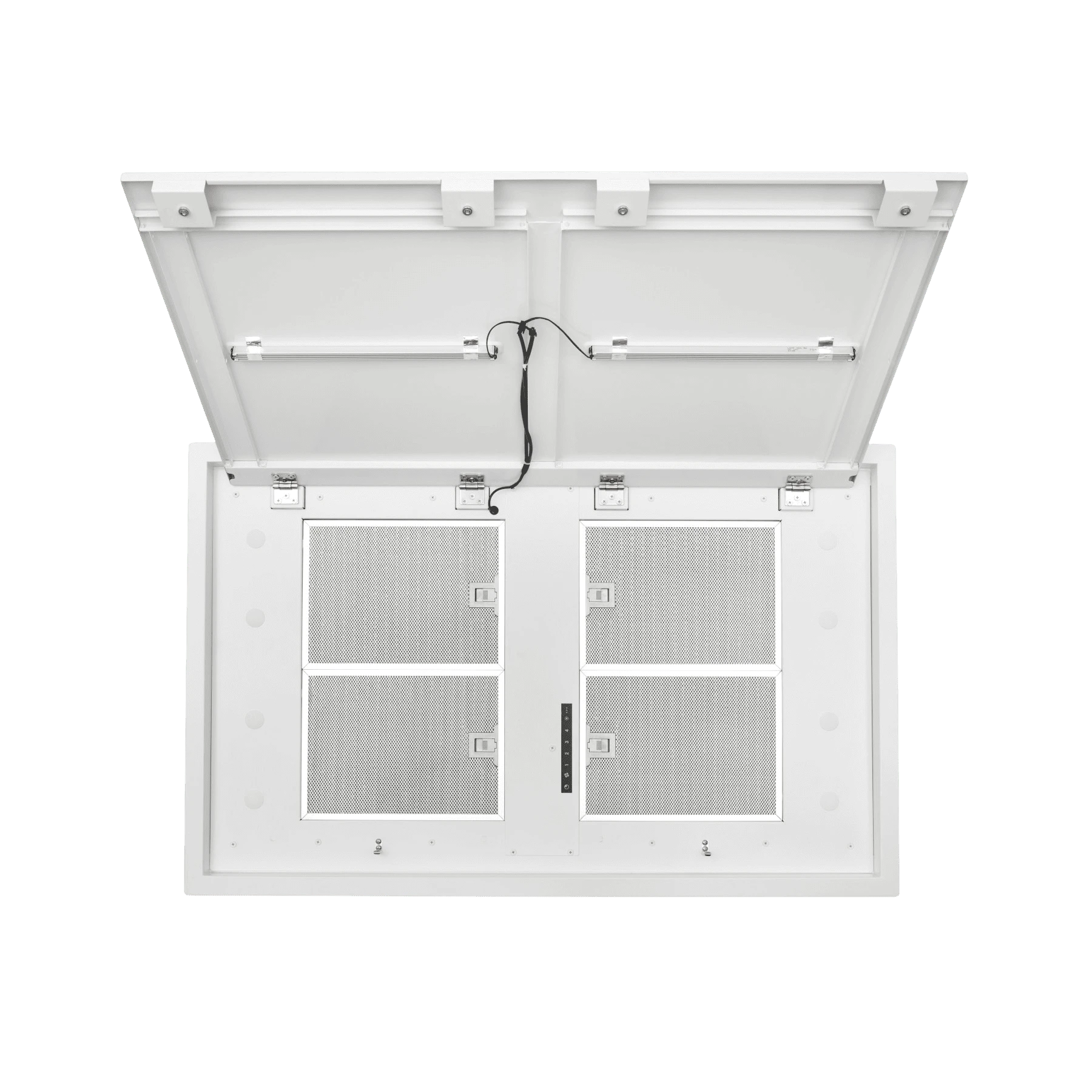 43-inch Ceiling Range Hood With Led Light, White, Blower Sold Separately (hbc1 Series) HBC143EWH