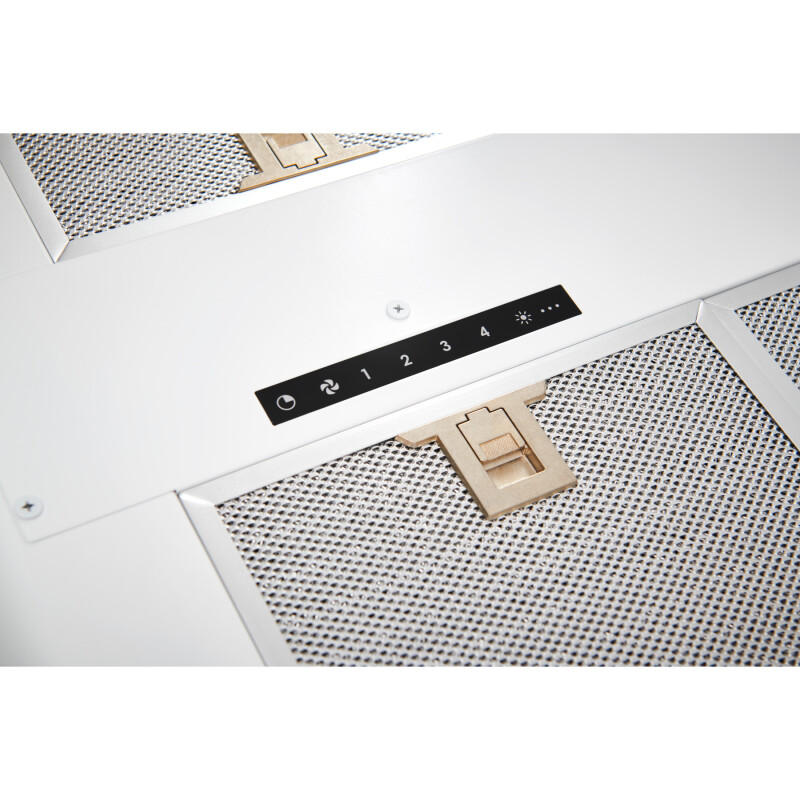 43-inch Ceiling Mounted Range Hood with LED Light Choice of blowers sold separately HBC1 Series HBC143EWH
