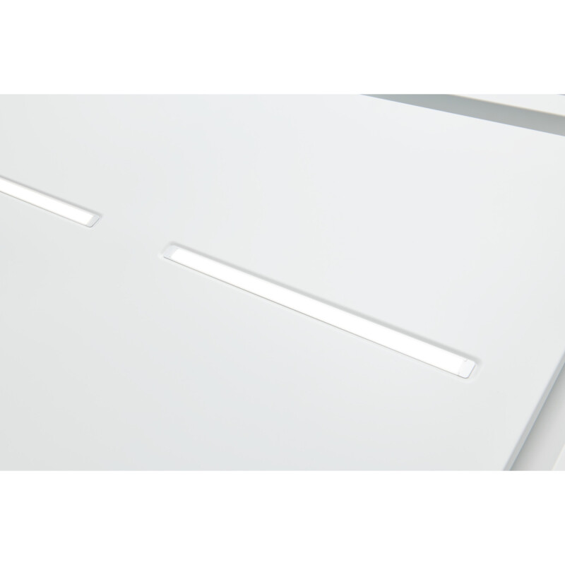 43-inch Ceiling Mounted Range Hood with LED Light Choice of blowers sold separately HBC1 Series HBC143EWH