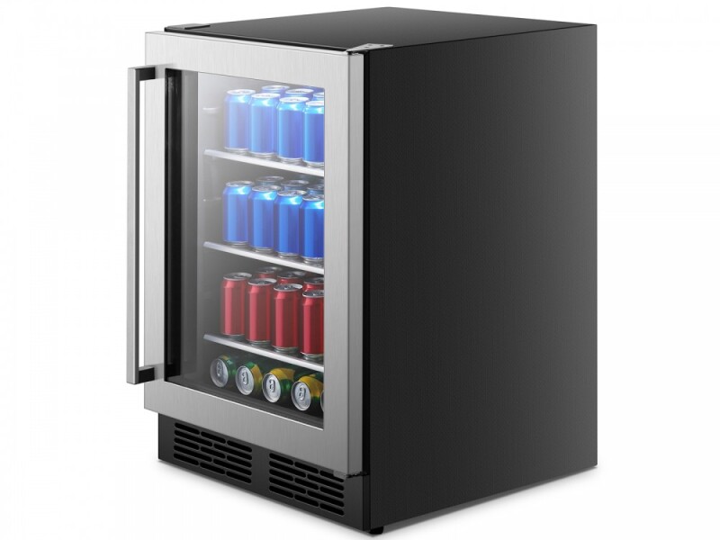 140 Can Freestanding Beverage Cooler HBC54D6AS