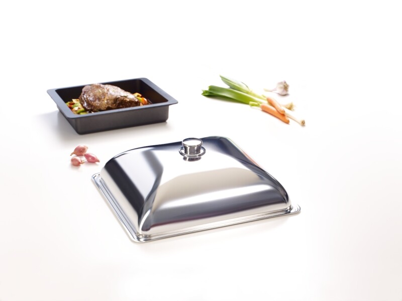 Gourmet casserole dish lid for HUB 61-35, HUB 5000-XL, and HUB 5001-XL oven dishes. HBD6035