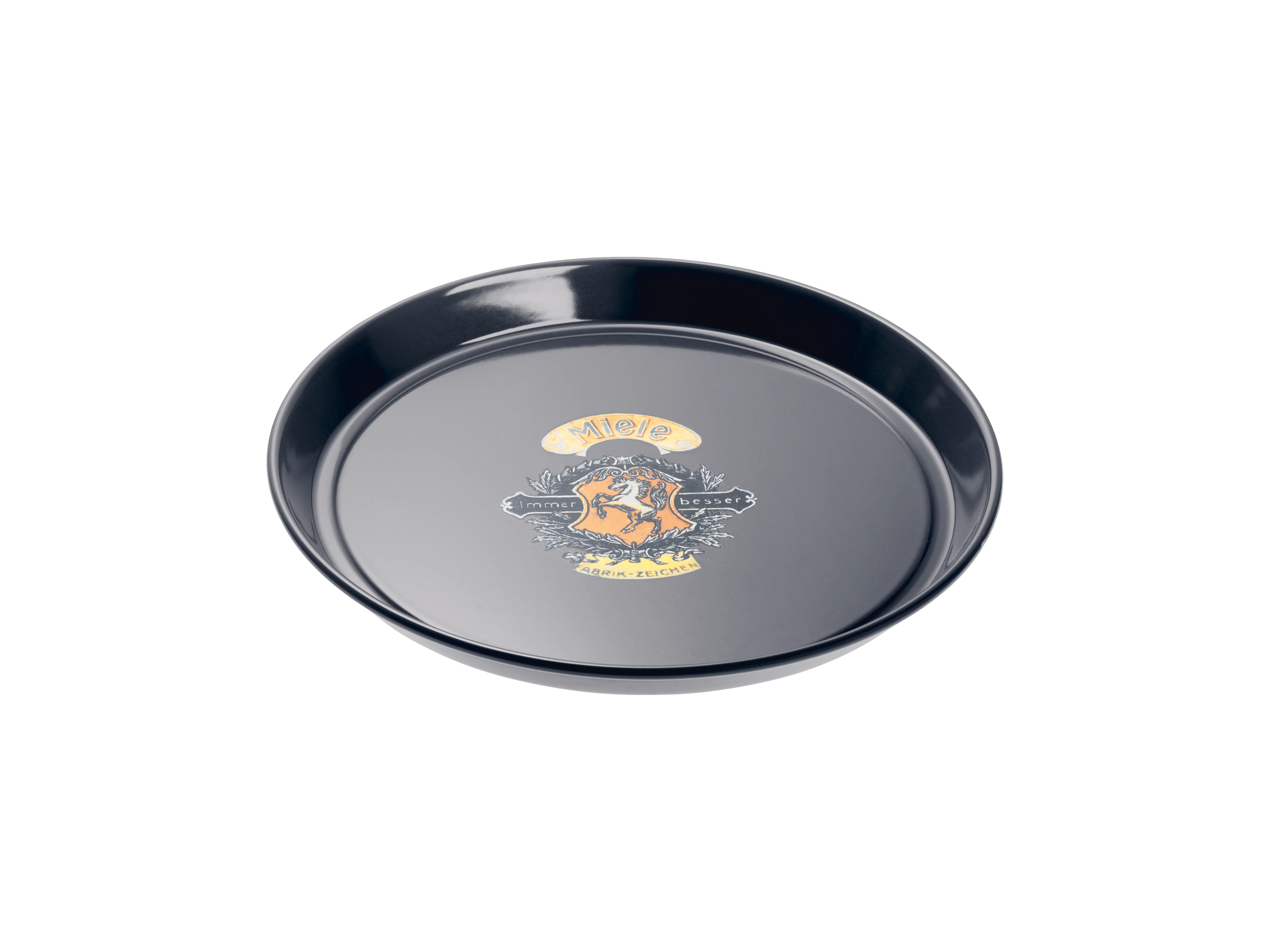 Round baking tray ‑ Nostalgic logo with PerfectClean finish. HBFL271