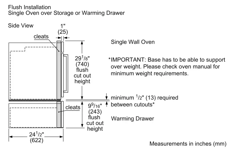 500 Series Single Wall Oven 30'' Right SideOpening Door HBL5455RUC