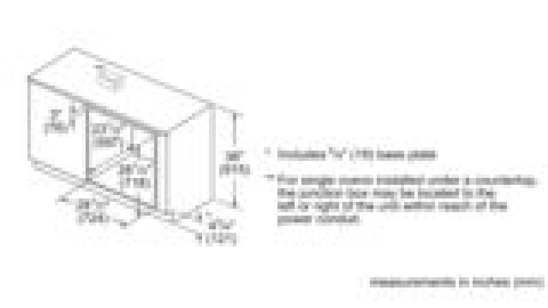 800 Series Single Wall Oven 30" HBL8463UC