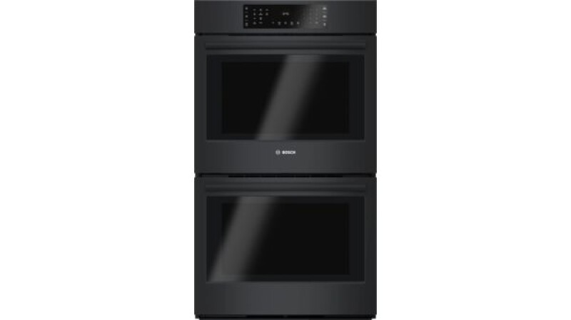 Bosch 800 Series Double Wall Oven 30" Black HBL8661UC Picture 1