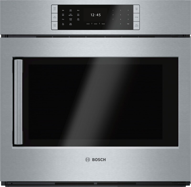 Bosch Benchmark Single Wall Oven 30'' Right SideOpening Door Stainless Steel HBLP451RUC Picture 1
