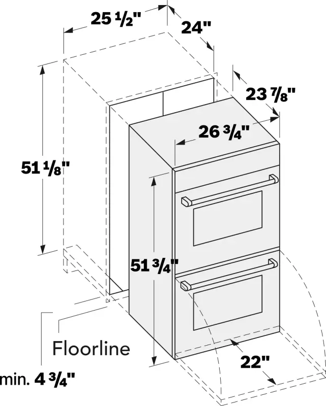 Double Wall Oven 27'' HBN3550UC