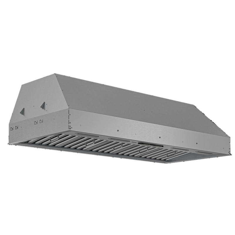 54-inch Built-in Range Hood With True Iq Blower System, 1240 Truecfm, 23-1/2" Depth, Stainless Steel (hbn5 Series) HBN554212SS