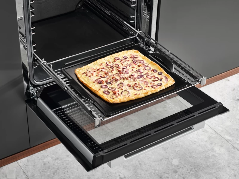 Gourmet baking and pizza stone for achieving the same results as if baked in a stone oven. HBS70