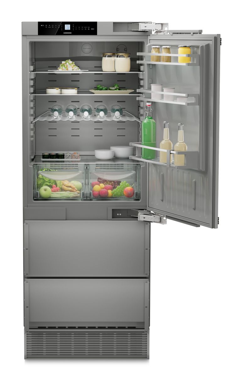 Combined refrigerator-freezer with NoFrost for integrated use HC1580G