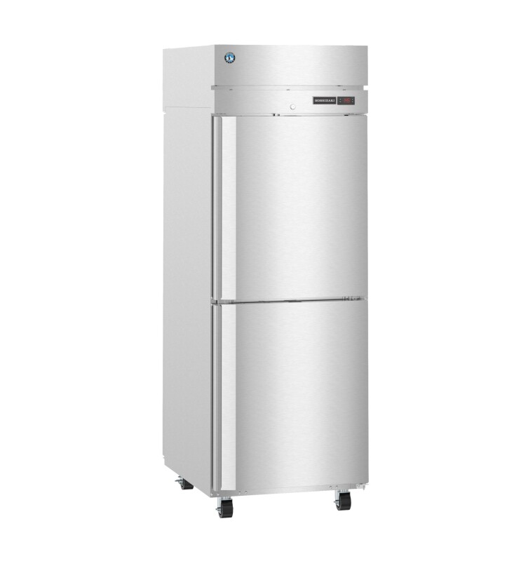 HC1A-HS, Heated Cabinet, Single Section Upright, Half Stainless Doors with LockTitle HC1AHS