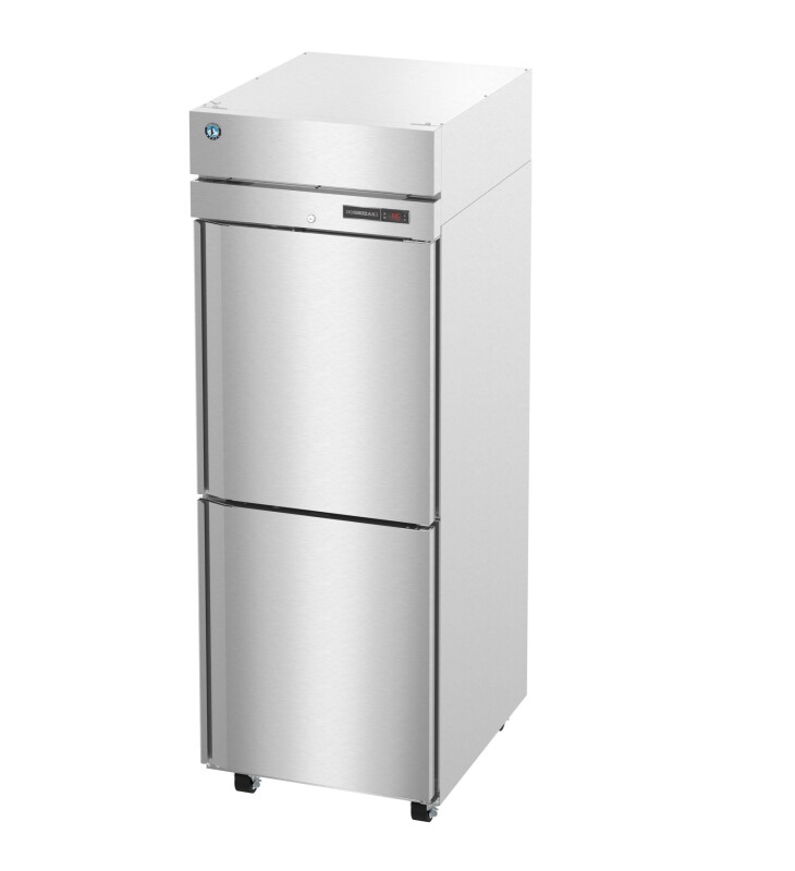 HC1A-HS, Heated Cabinet, Single Section Upright, Half Stainless Doors with LockTitle HC1AHS