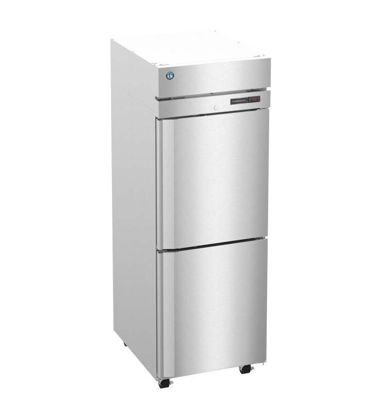 HC1A-HS, Heated Cabinet, Single Section Upright, Half Stainless Doors with LockTitle HC1AHS