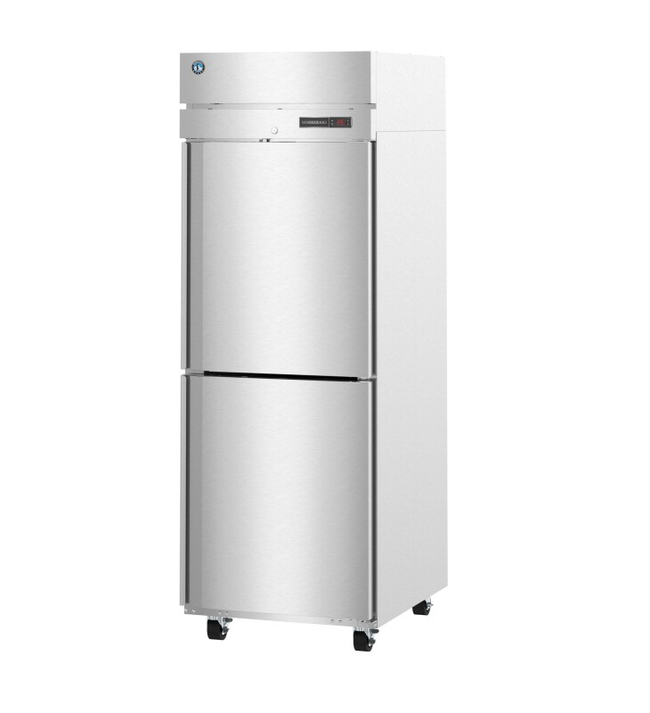 HC1A-HS, Heated Cabinet, Single Section Upright, Half Stainless Doors with LockTitle HC1AHS