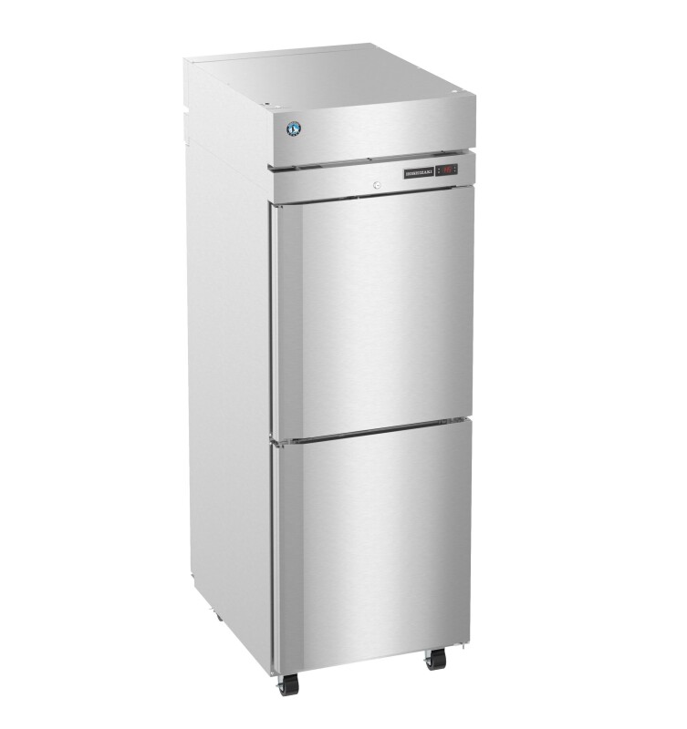 HC1A-HS-HS, Heated Cabinet, Single Section Pass Thru Upright, Half Stainless Doors with LockTitle HC1AHSHS