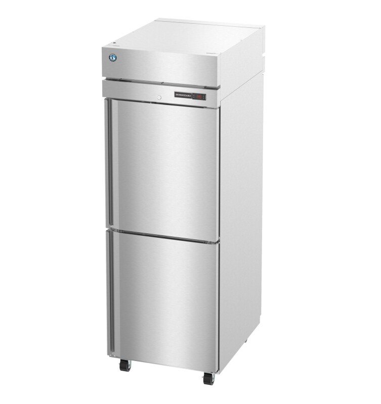 HC1A-HS-HS, Heated Cabinet, Single Section Pass Thru Upright, Half Stainless Doors with LockTitle HC1AHSHS