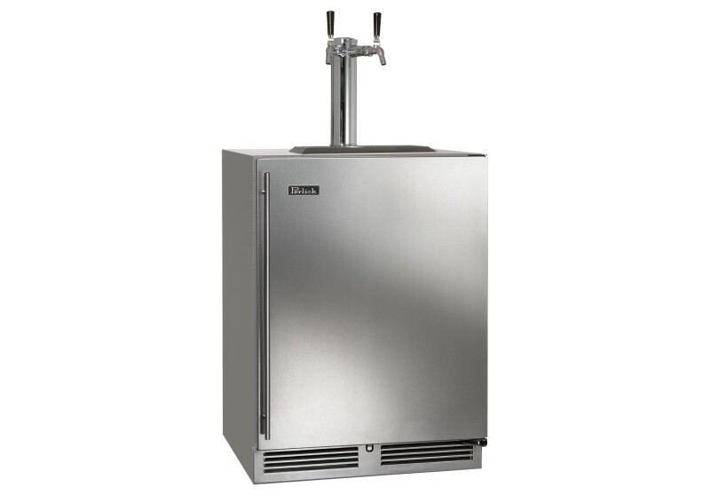 Inspired by Perlick's award-winning commercial dispensing equipment offering, you can trust Perlick's C-Series Beverage Dispenser to pour the perfect cold beverage every time, just like the p HC24TO4