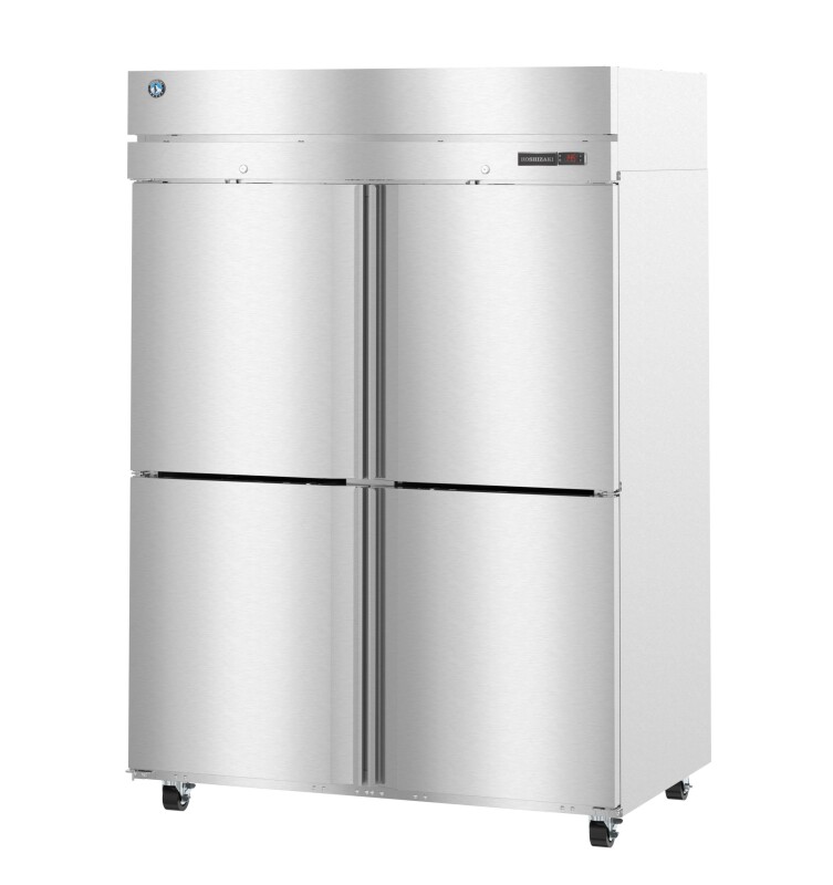 HC2A-HS, Heated Cabinet, Two Section Upright, Half Stainless Doors with LockTitle HC2AHS