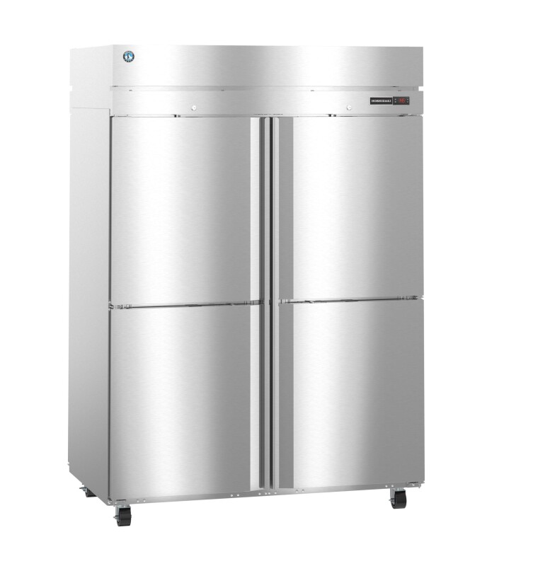 HC2A-HS-HS, Heated Cabinet, Two Section Pass Thru Upright, Half Stainless Doors with LockTitle HC2AHSHS
