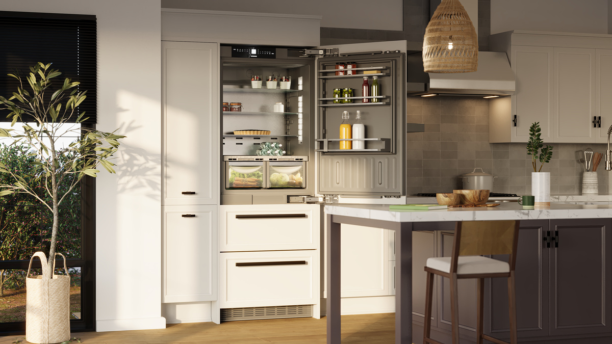 Fully Integrated Bottom Freezer Refrigerator with BioFresh, Right Hinged HCB1590G