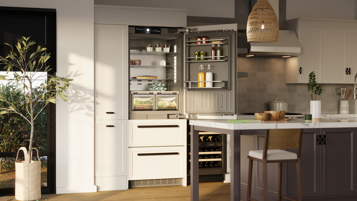 Fully Integrated Bottom Freezer Refrigerator with BioFresh, Right Hinged HCB1590G