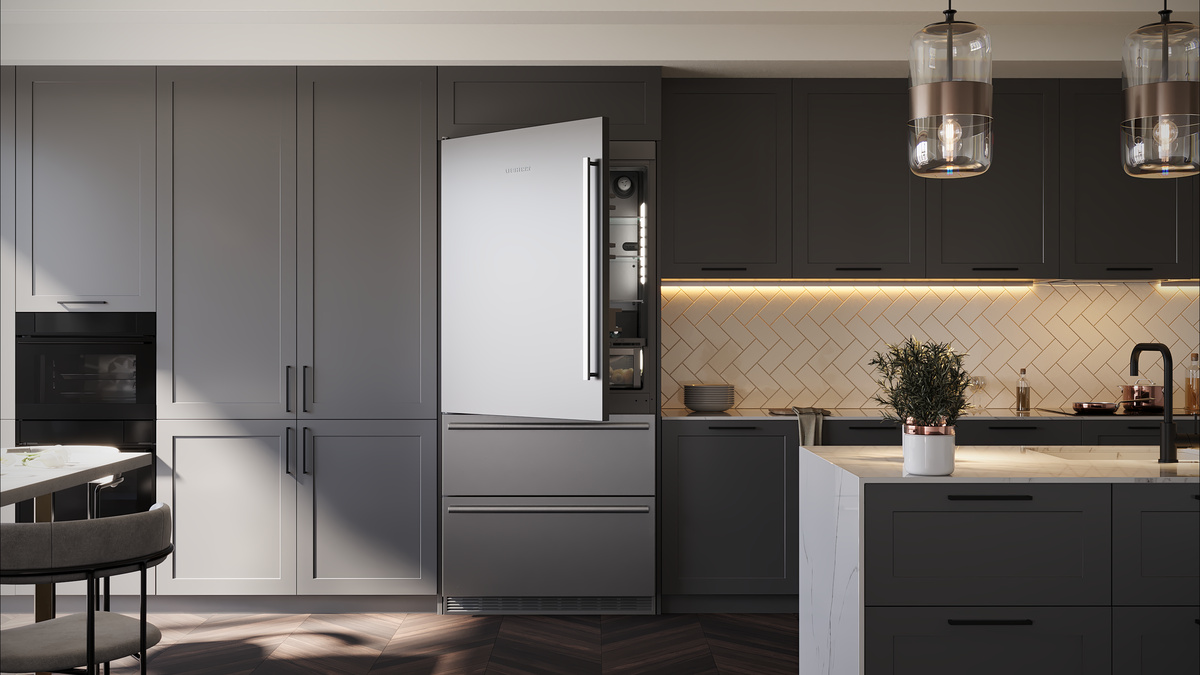 Fully Integrated Bottom Freezer Refrigerator with BioFresh, Left Hinged HCB1591G