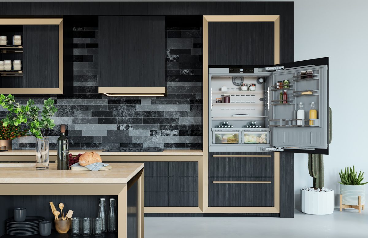 Fully Integrated Bottom Freezer Refrigerator with BioFresh, Right Hinged HCB2090G