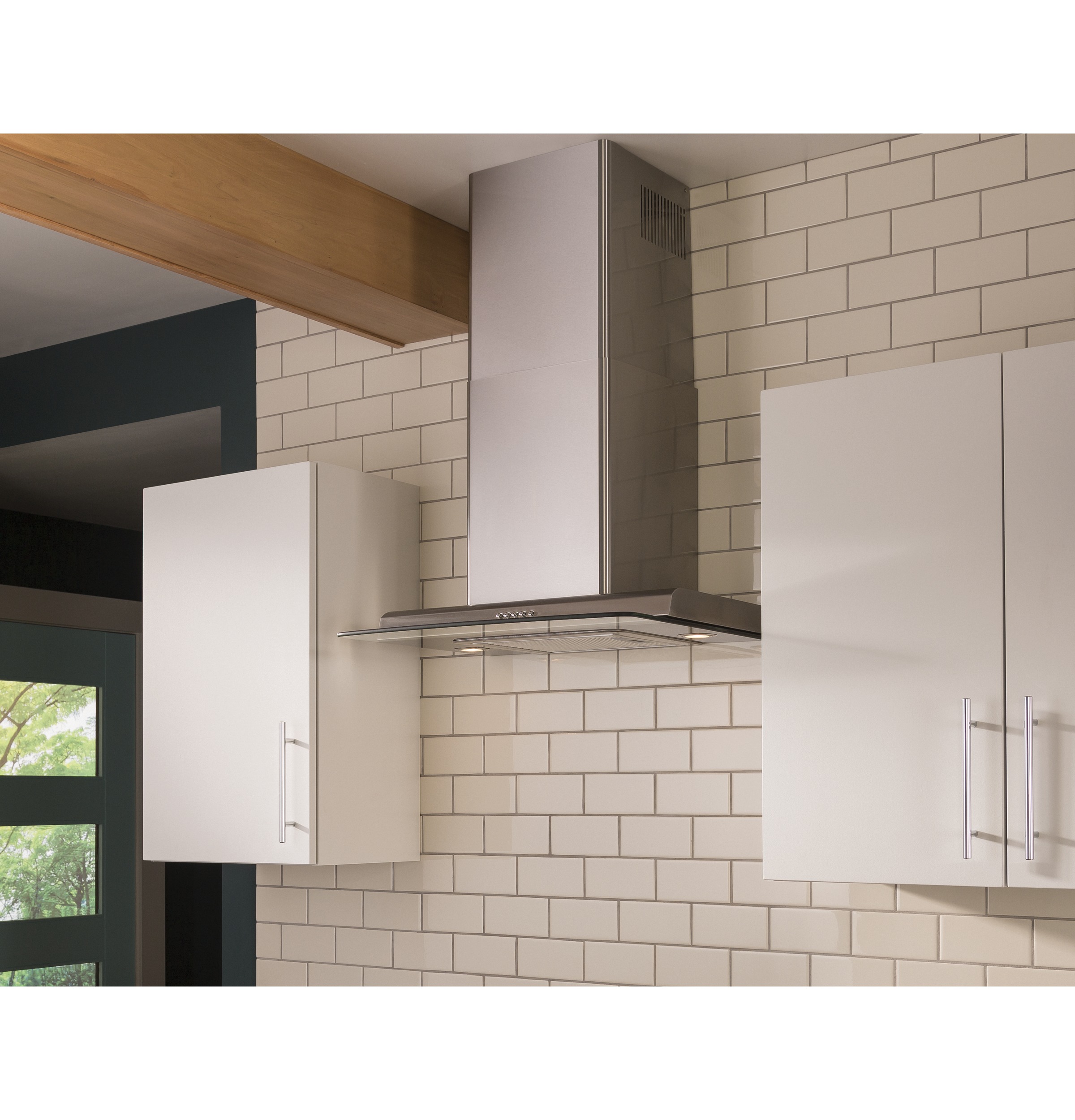 24" Chimney Vent with Tempered Glass HCH2100ACS