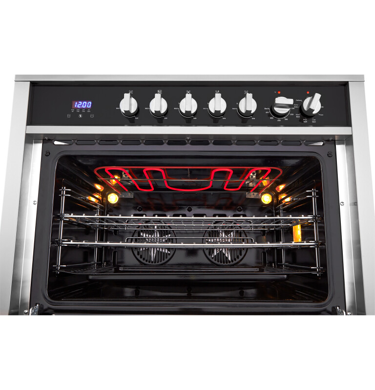 3.8 Cu. Ft Dual Fuel Freestanding Range3.8 Cu. Ft Dual Fuel Freestanding Range HCR6250ADS