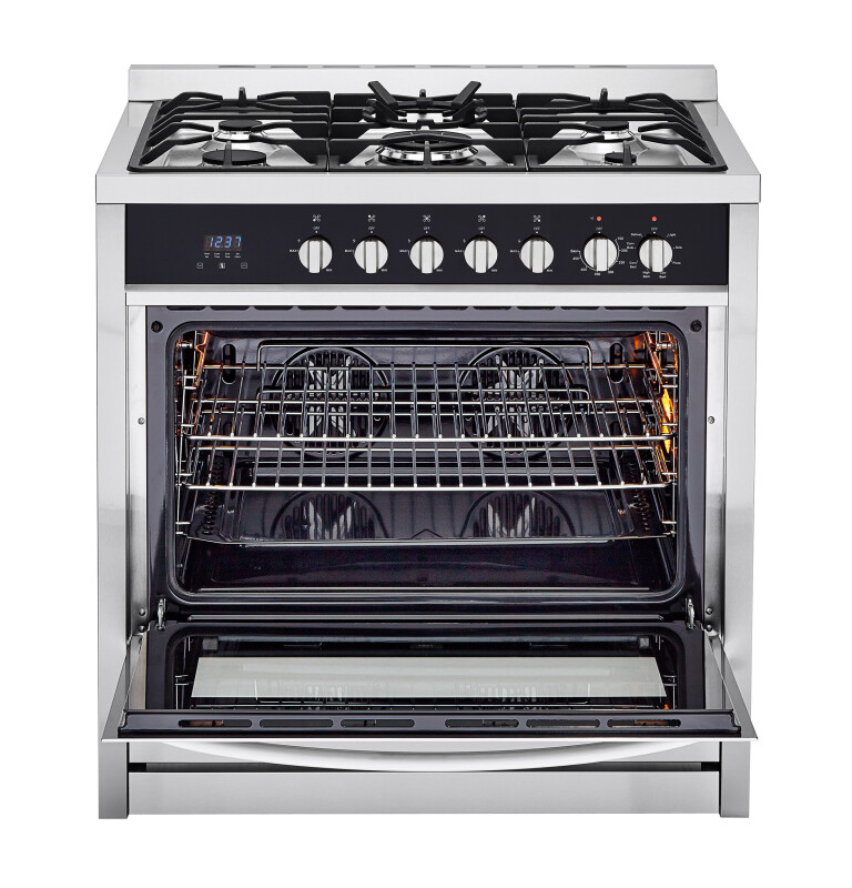 3.8 Cu. Ft Dual Fuel Freestanding Range3.8 Cu. Ft Dual Fuel Freestanding Range HCR6250ADS