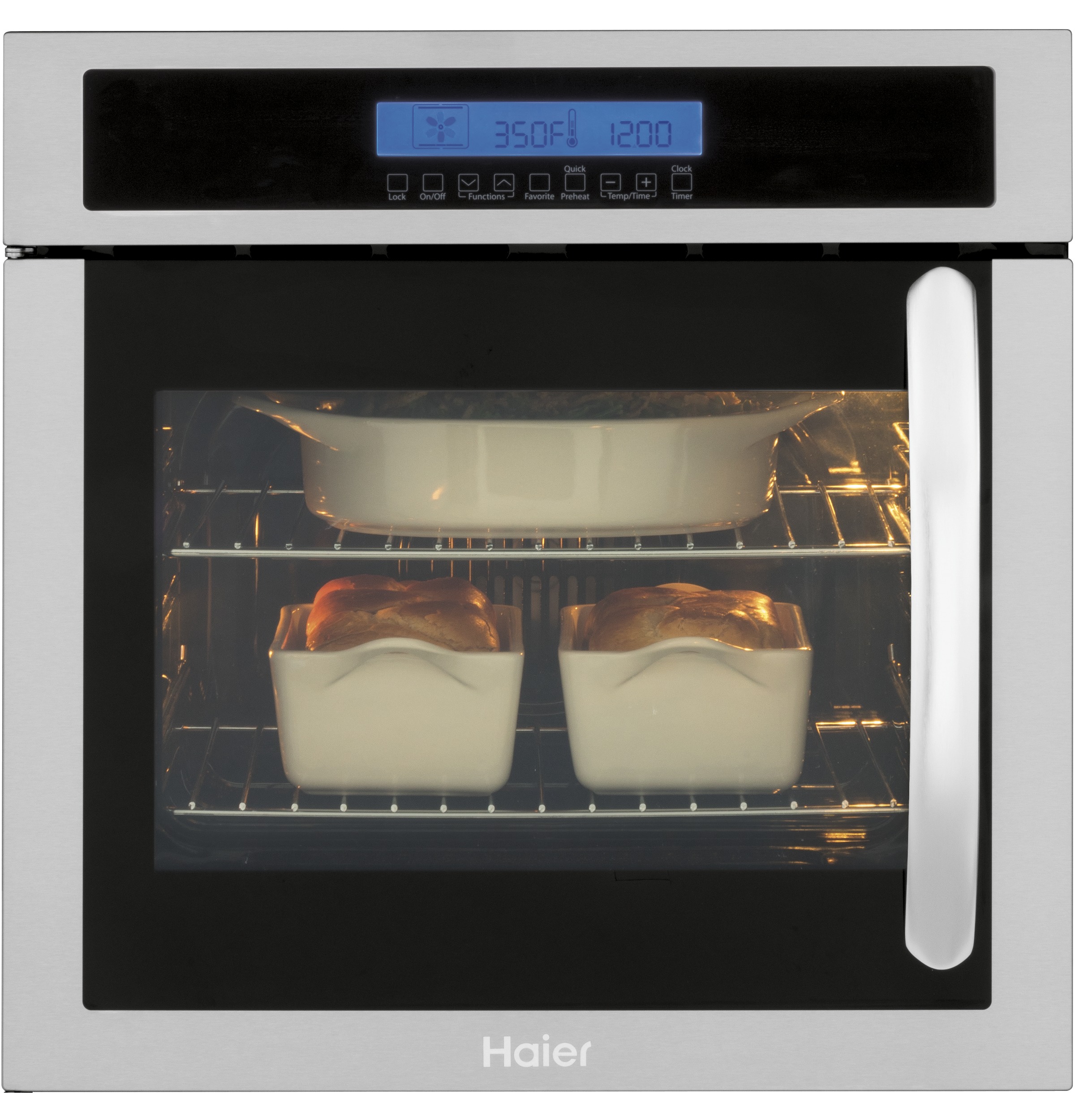 24" Single 2.0 Cu. Ft. Left-Swing True European Convection Oven HCW225LAES
