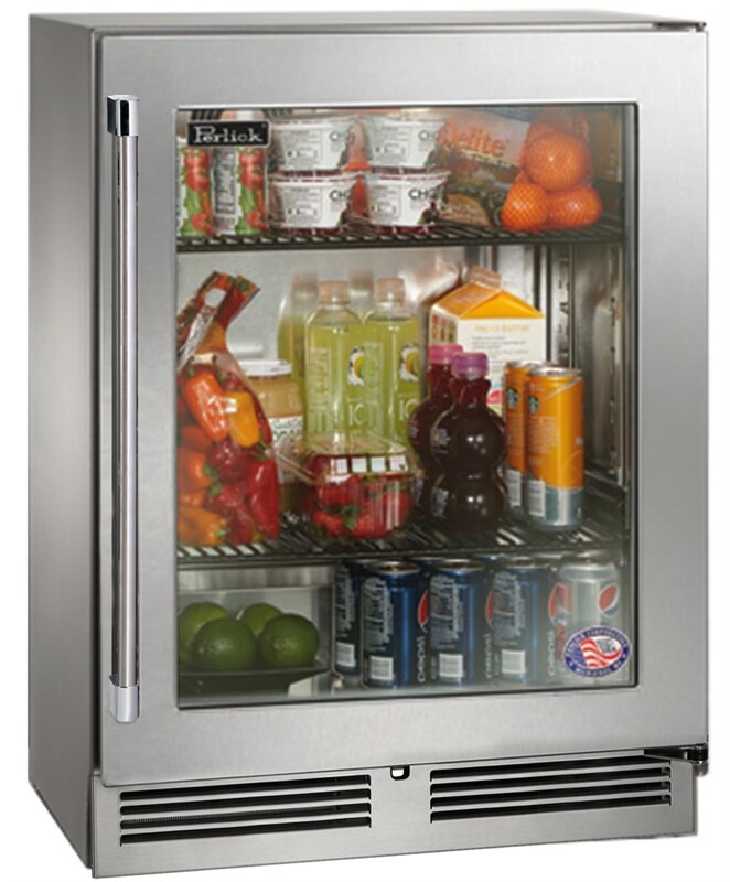 Perlick’s 18" Shallow-Depth Undercounter Refrigerator is part of the world’s first line of ADA-compliant Shallow-Depth Refrigerators and Shallow-Depth Wine Reserves. HD24RS