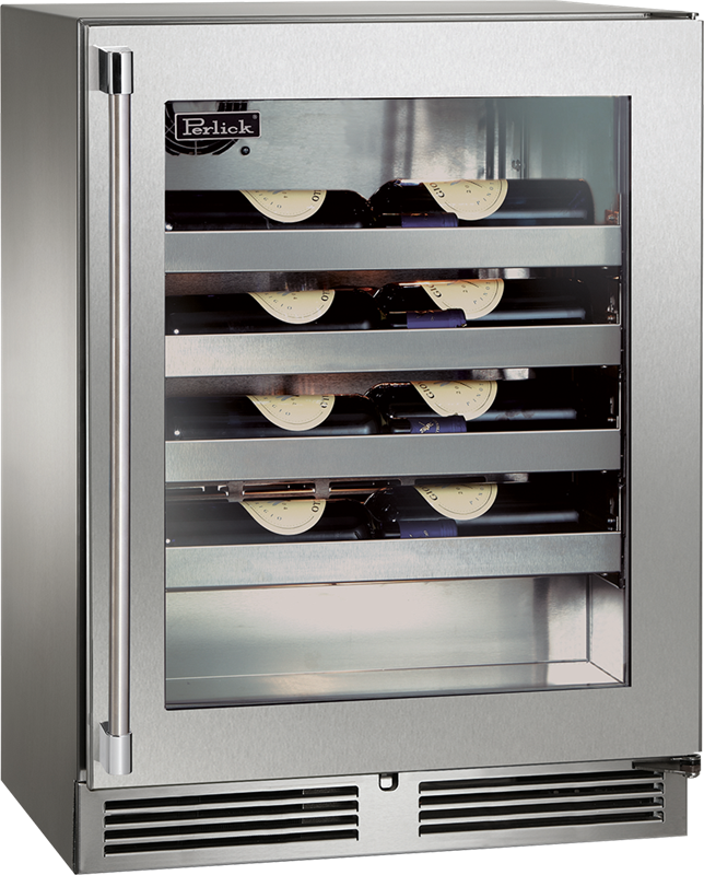 Perlick’s 18" Shallow-Depth Undercounter Refrigerator is part of the world’s first line of ADA-compliant Shallow-Depth Refrigerators and Shallow-Depth Wine Reserves. HD24WS