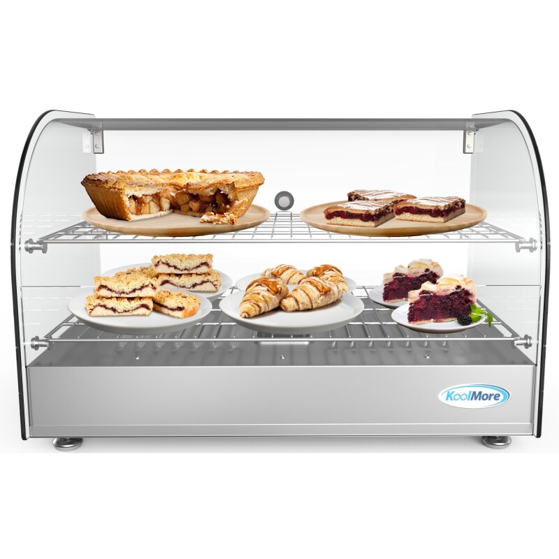 22 in. Curved Glass Countertop Display Warmer, 1.5. cu. ft HDC15C