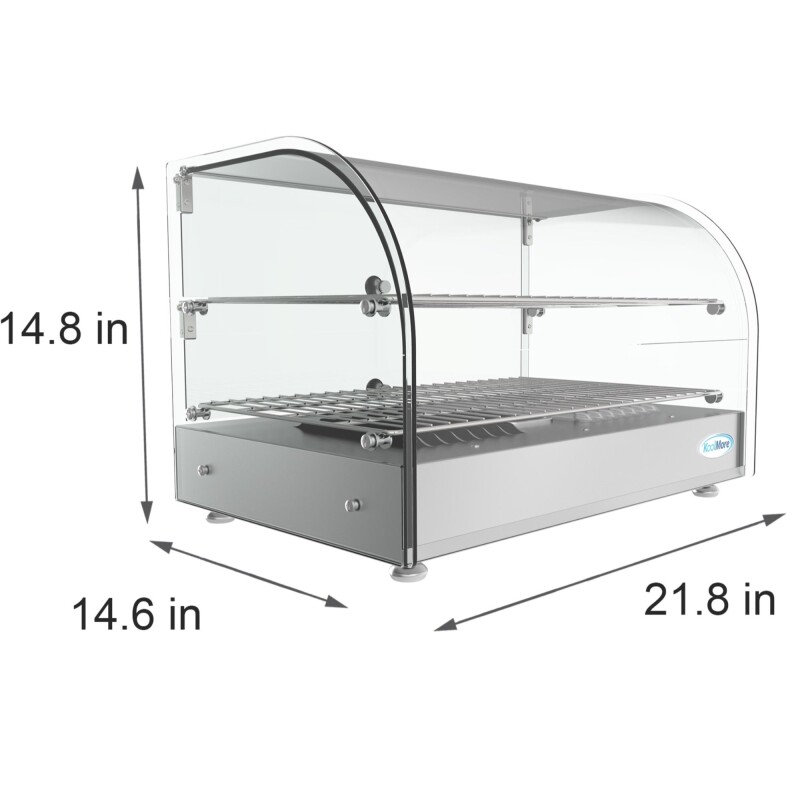 22 in. Curved Glass Countertop Display Warmer, 1.5. cu. ft HDC15C, product image 9 of 10