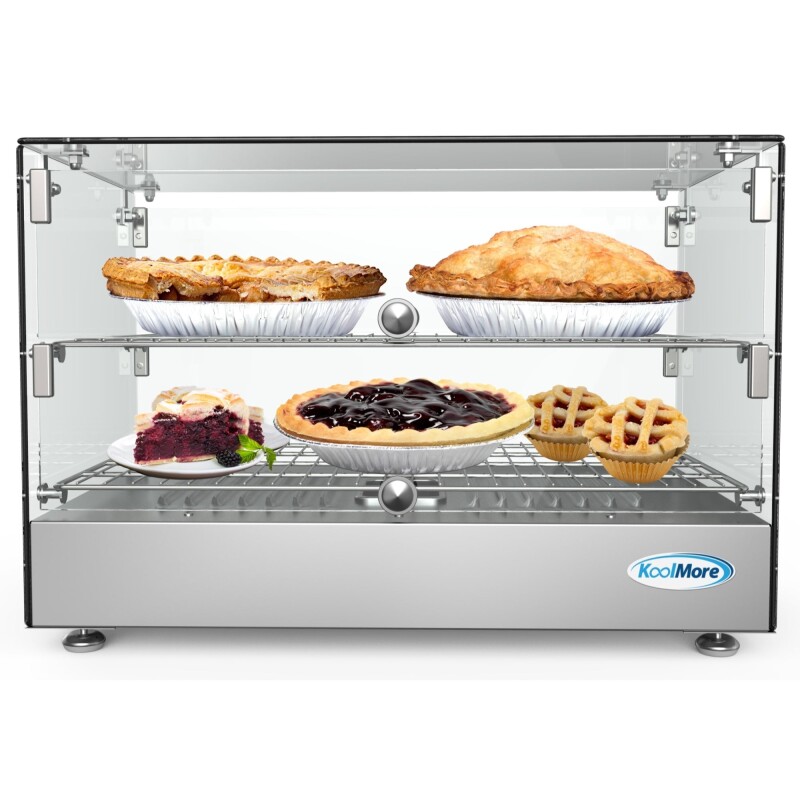 22 in. Glass Countertop Display Warmer, 1.7 cu. ft HDC17C